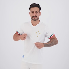 Camisa Do Cruzeiro Retrô Palestra Masculina - Foto 3