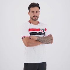Camisa Do São Paulo Bench Raglan Masculina - Foto 2