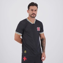 Camisa Do Vasco 1974 Jacquard Masculina - Foto 2