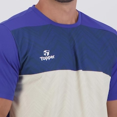 Camiseta Topper Color Block Masculina - Foto 5