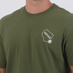 Camiseta New Era NBA Milwaukee Bucks Core Masculina - Foto 5