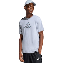 Camiseta adidas Estampada Motorsport Track Masculina - Foto 1