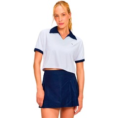 Camiseta Cropped Alto Giro Piquet Feminino - Foto 3