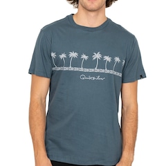 Camiseta Quiksilver Summer Palms SM26 Masculina - Foto 1