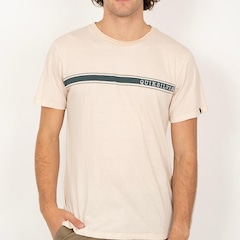 Camiseta Quiksilver Bait Stripe SM26 Masculina - Foto 1