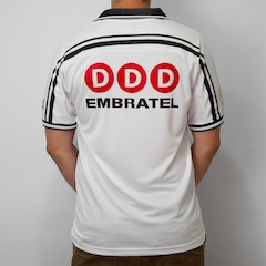 Camisa Corinthians Polo Retrô 1998 Bi Campeão Brasileiro Coimbra Masculina - Foto 6