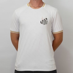 Camiseta do Santos Raglan Bench Braziline Masculina - Foto 4