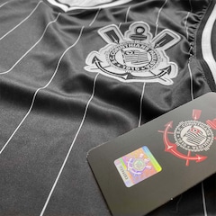 Camiseta Regata do Corinthians Recortes Bordado Coimbra Masculina - Foto 4