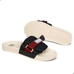 Chinelo Slide Hocks Bravo Bordeaux Unissex - Foto 3