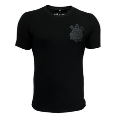 Kit 3 Camisetas Corinthians Algodão Bordado Coimbra - Masculina - Foto 2