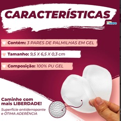 Kit Palmilha Gold Sports GEL-Confort Plus - Antimicrobiano - 3 Pares - Foto 5