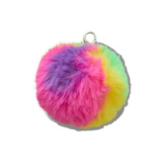 Jibbitz™ Pingente de Puff de Arco-Íris - Foto 1