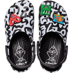 Sandália Crocs Classic Keith Haring Clog Black Unissex - Foto 5