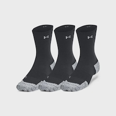 Kit Meias de Corrida Under Armour Run Cushion com 3 Pares - Adulto - Foto 4