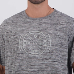 Camiseta Topper Treino Print Plus Size Masculina - Foto 5