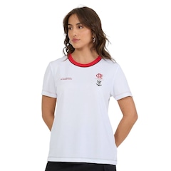 Camiseta Do Flamengo Braziline Chocar Feminina - Foto 1