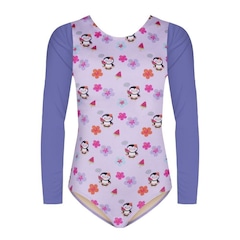 Maiô Selene Manga Longa Estampado Infantil - Foto 1