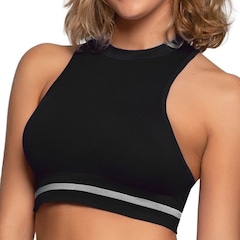 Top Cropped Selene Sem Costura Feminino - Foto 2