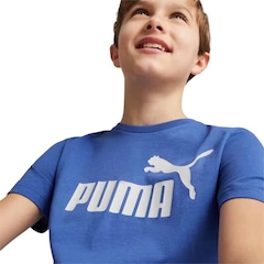 Camiseta Puma Essentials Logo Infantil - Foto 3