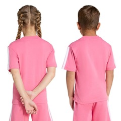 Camiseta adidas 3 Stripes Infantil - Foto 2