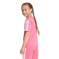 Camiseta adidas 3 Stripes Infantil - Foto 4
