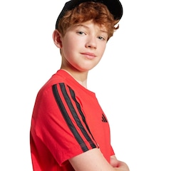 Camiseta adidas 3 Stripes Infantil - Foto 4