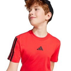 Camiseta adidas 3 Stripes Infantil - Foto 5