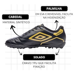 Chuteira Society Infantil Umbro Manchester Jr - Foto 3