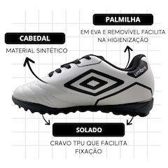 Chuteira Society Infantil Umbro Manchester Jr - Foto 3