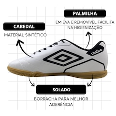 Chuteira Futsal Adulto Umbro Manchester - Foto 3