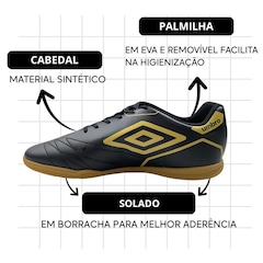 Chuteira Futsal Infantil Umbro Manchester Jr - Foto 3
