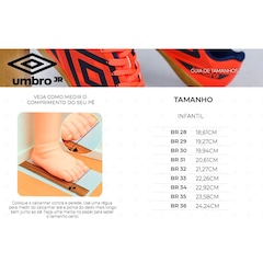 Chuteira Futsal Infantil Umbro Manchester Jr - Foto 5