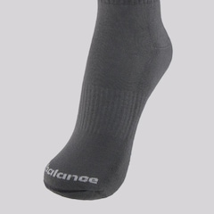 Meia Cano Alto New Balance Graphic Masculina - Foto 3
