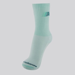 Meia Cano Alto New Balance Graphic Feminina - Foto 1