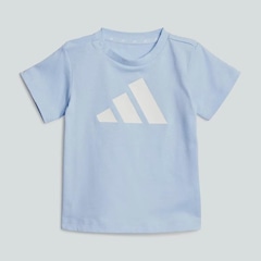 Conjunto adidas 3 Stripes Big Logo T-Set 160 Infantil - Foto 2