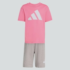 Conjunto adidas Big Logo T Set 160 Infantil - Foto 6