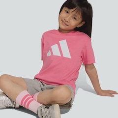 Conjunto adidas Big Logo T Set 160 Infantil - Foto 9