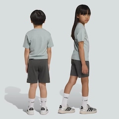 Conjunto adidas Big Logo T Set 160 Infantil - Foto 2