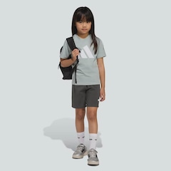 Conjunto adidas Big Logo T Set 160 Infantil - Foto 5