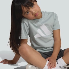 Conjunto adidas Big Logo T Set 160 Infantil - Foto 9