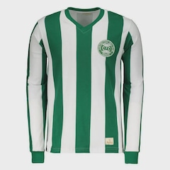 Camisa Do Coritiba Retrô 1985 Manga Longa Masculina - Foto 1