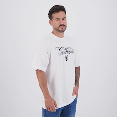Camiseta Do Corinthians São Jorge Oversized Masculina - Foto 2