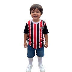 Camiseta São Paulo Oficial Braziline Change Infantil - Foto 1
