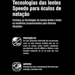 Óculos De Natação Infantil Speedo Lappy Com Proteção UV - Foto 4