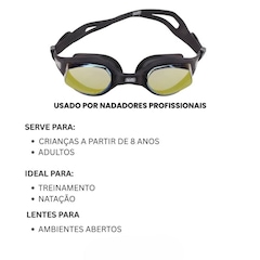 Óculos De Natação Espelhado Com UV Speedo Tempest Mirror - Foto 5