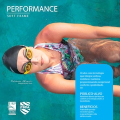 Óculos De Natação Speedo Tornado Antifog e UV - Foto 5