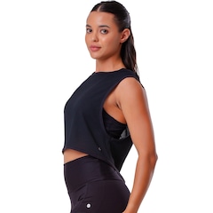 Blusa Cropped Em Tule Trabalhado Elite Feminino - Foto 3