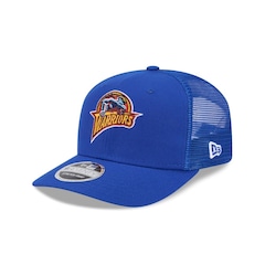 Boné New Era 9Seventy Stretch Trucker Golden State Warriors Hardwood Classics NBA Masculino - Foto 1
