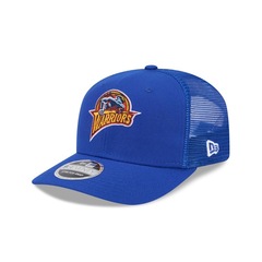 Boné New Era 9Seventy Stretch Trucker Golden State Warriors Hardwood Classics NBA Masculino - Foto 6