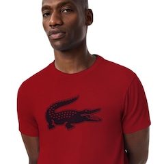Camiseta Lacoste Esportiva Ultra Dry Vermelha - Foto 2